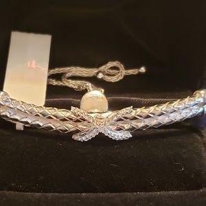 Brilliant Sterling CZ Bolo